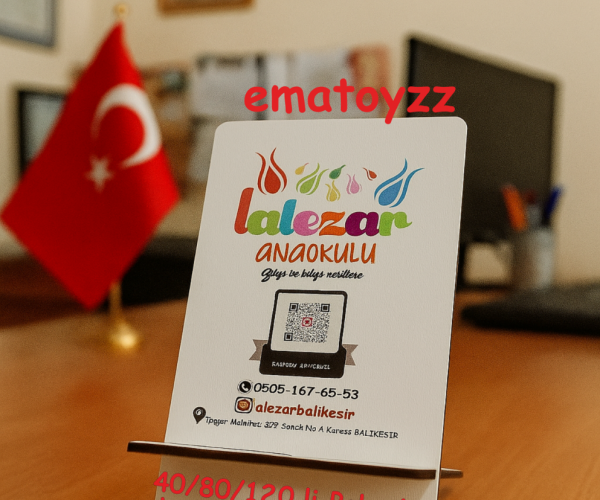 Okul Tanıtım Reklam Hediyelik Ahşap Telefon Tutucu(MİN40 ADET)